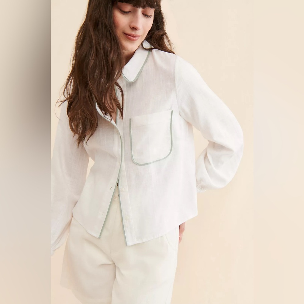 Anthropologie Sunday in Brooklyn Lightweight Relaxed Buttondown